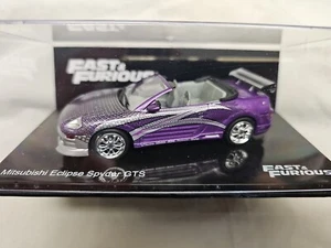 MITSUBISHI ECLIPSE SPYDER GTS FAST And FURIOUS 1/43 Miniature Paul Walker - Imagen 1 de 7