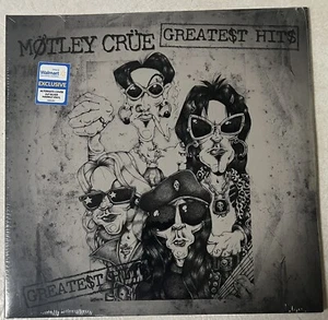 MOTLEY CRUE GREATEST HITS LP SILVER MARBLE VINYL 2024 2LP WALMART EXCLUSIVE - Foto 1 di 6