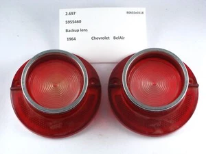 1964 Chevrolet BelAir NOS backup lenses 5955460 - Picture 1 of 2