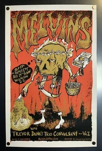 MELVINS Blackcat 2004 D.C. Show/Concert Poster 25x15 Vaz Trevor Dunn Amrep - Picture 1 of 9