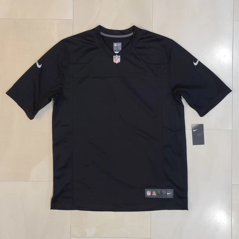 $117 Size L Nike Black Atmosphere Official NFL Game Jersey Blank Custom On Field Cover