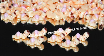 48 pcs MINI BABIES BABY SHOWER FAVORS RECUERDOS pink PLASTIC 3/4" DECOR DIY - Image 1 of 4