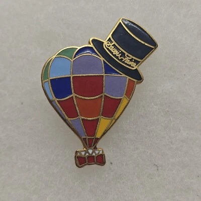 Vintage Savoir Faire Collectible Enamel Hot Air Balloon Team Pin - Image 1 of 4