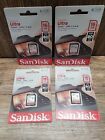 (4) Carte SD mémoire SanDisk Ultra 16 Go classe 10 SDHC UHS-I - SDSDUNC-016G-GN6IN