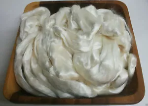 100% Tussah Silk Roving 8oz fiber - Picture 1 of 4