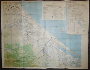 Special Ops Map - Quang Tri - Hwy 9 - DMZ - LZ Sally - 6442 - Vietnam War - Picture 1 of 23