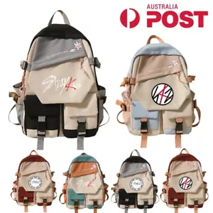 Kpop Stray Kids Backpack Rucksack Cartoon Bookbag School Bag Travel Waterproof - Imagen 1 de 25