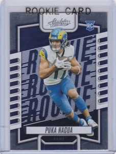 PUKA NACUA ROOKIE CARD 2023 Absolute Football LOS ANGELES RAMS RC - Picture 1 of 2