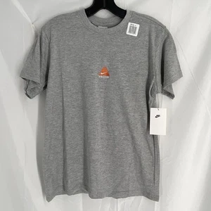 NIKE ACG T-SHIRT MENS SMALL Gray EMBROIDERED GRAPHIC SHORT SLEEVE - Picture 1 of 6