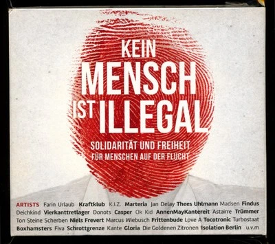 Herbert GRÖNEMEYER et al.★KEIN MENSCH IST ILLEGAL★CD★Adhäsiv-Schutzhülle★NEUWTG. - Bild 1 von 4