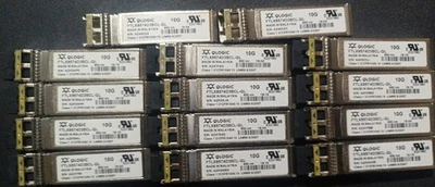 Set of 14 QLOGIC Transceiver FTLX8574D3BCL-QL 10Gbe SPF+ - Image 1 of 2