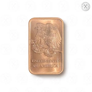 1 oz .999 Kupferbarren - Liberty Eagle Design - gekapselter Barren - Bild 1 von 12