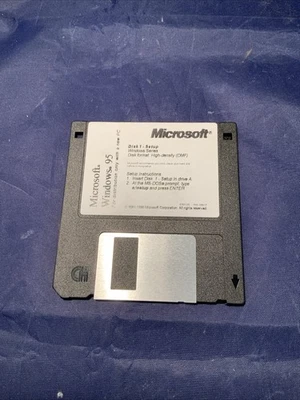 Microsoft Windows 95 CD-ROM Setup Series Boot Disk 3.5 Floppy Tested BXB - Image 1 of 2