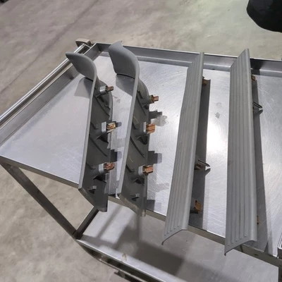 2004-2009 Dodge Durango SLT Door Sill Used Set in Gray - Image 1 of 4