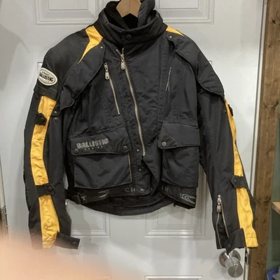 Joe Rocket Ballistic Series Black / Yellow Motorcycle Padded Jacket Size S Small - Image 1 of 4