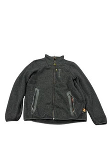 Husqvarna Men’s Jumper Size 2XL Grey Full Zip Logo Motorcycles Jacket Casual - Picture 1 of 7