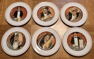 Eschenbach GUY BUFFET - THE MAKING OF A PERFECT MARTINI 8" Teller Set 6 Neuwertig - Bild 1 von 3