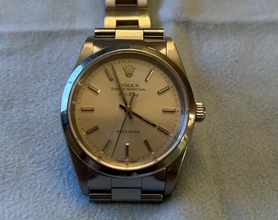 Rolex Air King 14000m silver dial 2002 - Image 1 of 4
