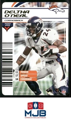 2003 NFL Showdown Deltha O'Neal #105 - Image 1 of 2