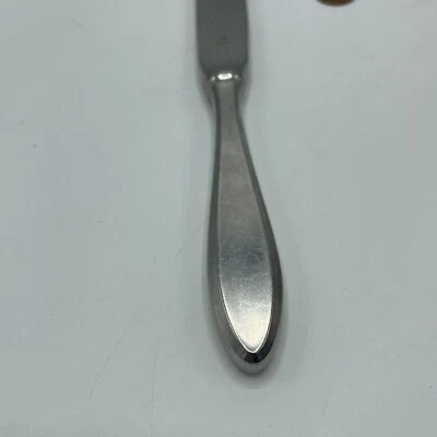 3 Vintage Mid Century Modern WMF Germany Shadow Point Knives 9" MCM Flatware - Image 1 of 4