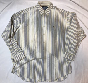 Ralph Lauren Blake Thick Button Up Long Sleeve Shirt Size Mens Large - Picture 1 of 6