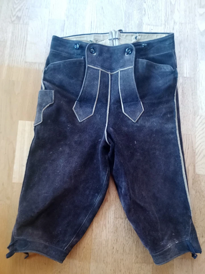 Bergfreund Trachtenlederhose Kniebund urig Größe 46 - Bild 1 von 2