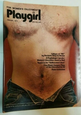 PLAYGIRL JANUARY 1973 VINTAGE WOMENS MAGAZINE PREMIER ISSUE MIKE HISS NOS N/M - Image 1 of 3