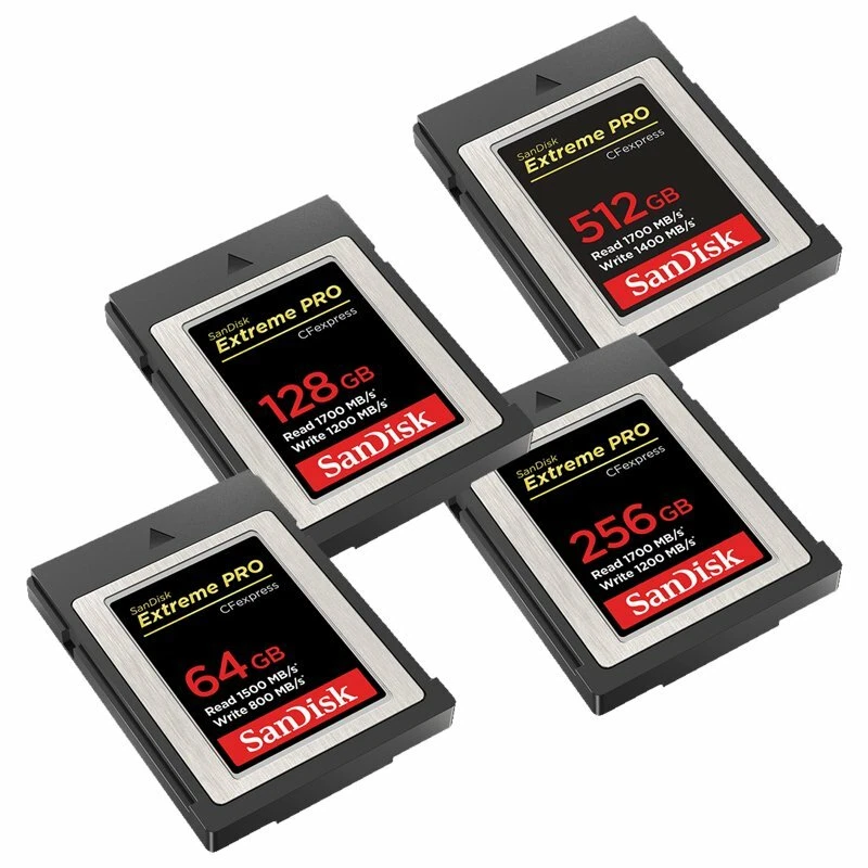 SanDisk Extreme Pro CFexpress Card TypeB 64GB 128GB 256GB 512GB Compact Flash CF - Image 1 of 1