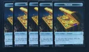 Fichas del tesoro de Magic The Gathering Adventures in the Forgotten Realms 015/019 regular casi nuevo - Imagen 1 de 1