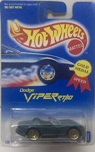 Hot Wheels Gold Medal Speed 1991 Dodge Viper 210 grün 1/64 Goldfelgen - Bild 1 von 3