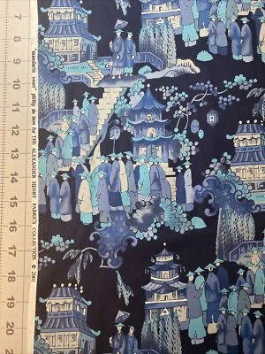 Tela de algodón Mandarin Court Phillip De Leon para Alexander Henry 1/2 yarda - Nueva Foto 1 de 4