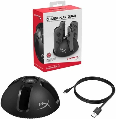 Nintendo Switch Charging Station by HyperX HX-CPQD-U Charge Play Quad JOY - Image 1 of 4