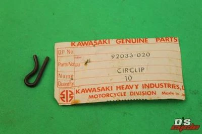 NOS Kawasaki Circlip 1970-1971 F5 PART# 92033-020 - Image 1 of 4