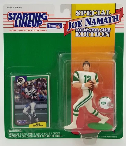 1994 Starting Lineup Joe Namath Collector Club Edition Kenner Sports Figure JN01 Cover