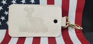 Etiquetas de equipaje cola blanca etiquetas de equipaje de cuero tarjetas de nombre cubiertas de privacidad etiquetas de viaje - Imagen 1 de 2