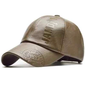 De Cuero Gorras Para Hombre Mujer Pu Estilo Vintage Cachuchas Casuales De Moda - Imagen 1 de 15