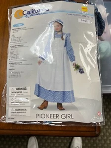 California Costume" New in Package. Pioneer Girl Size large 10-12 - Picture 1 of 1