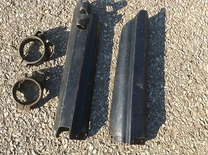 2002 Yamaha YZ250f YZ 250f Front Fork Guards Protectors Plastic - Picture 1 of 5