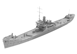 SSMODEL 1/700 Model Kit Waterline France Arras Classe Submarine Chaser Arras - Foto 1 di 3