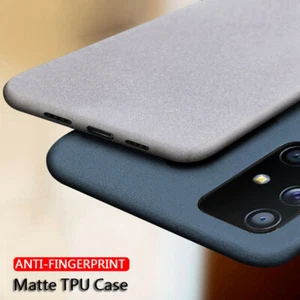 For Samsung Note 20 Ultra S20 Plus A51 A71 Sandstone Matte Silicone Case Cover - Zdjęcie 1 z 17