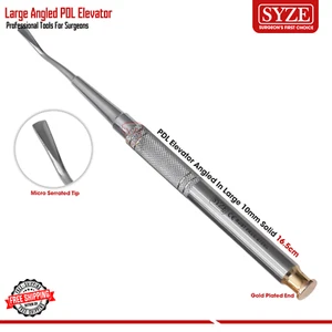 Elevadores dentales PDL luxación extracción dental punta micro dentada grande en ángulo - Imagen 1 de 3