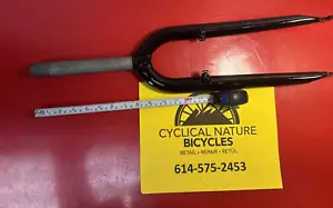 GT Rigid MTB 1 1/8", 8" Steerer 26" CroMoly 1990's Fork, black - Picture 1 of 9
