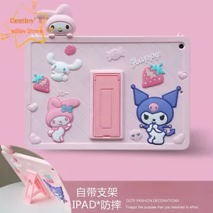 My Melody Cinnamoroll Kuromi Shockproof Case Cover For iPad2022 10th 789 Air4/5 - Picture 1 of 13