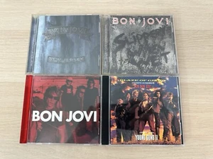 BON JOVI - 4 CD Lot: NEW JERSEY, Slippery When Wet, SELF TITLED & Blaze Of Glory - Picture 1 of 11