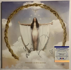 Rosalia Signed Vinyl El Mal Querer PSA/DNA COA Album Lp Record Motomami - Picture 1 of 3