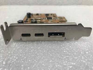 Dell USB 3.1 Gen 2 PCIe Network Adapter Card 2 Type-c 1 Display Port Input - Afbeelding 1 van 3