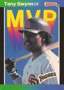 #BC-20 Tony Gwynn - San Diego Padres - 1989 Donruss Baseball - Bonus MVP's