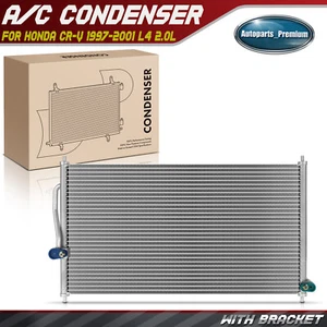 A/C Air Conditioning Condenser for Honda CR-V 1997-2001 Acura Integra 1994-2001 - Picture 1 of 8