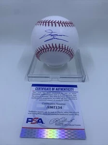 David Dahl Signed Rawlings ROMLB Baseball PSA/DNA Washington Nationals - Picture 1 of 2