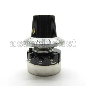 B102 1000 Ohm 1K 1W Carbon Film Rotary Potentiometer RV30YN 20S + Metal Knob - Picture 1 of 6